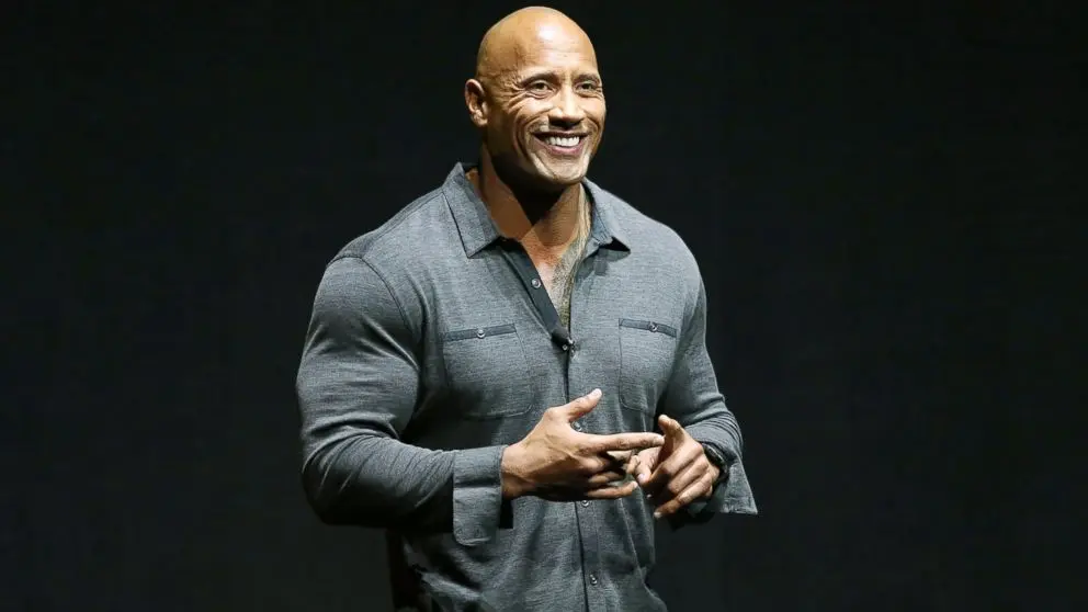 showing the image of " Dwayne Johnson ", one of the Top 10 highest paid actors in the world