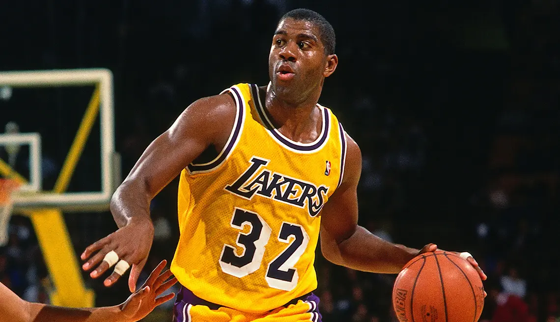 showing the image of " Magic Johnson "