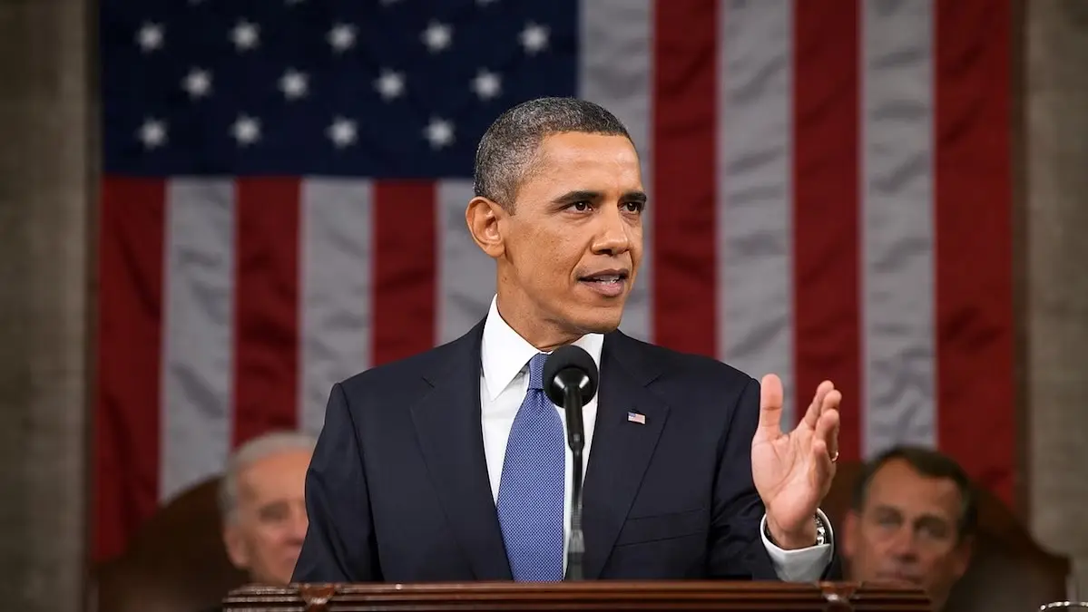 showing the image of " Barack Obama", one of the Most Famous People in the USA