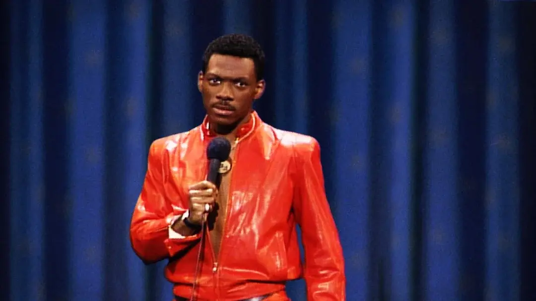 showing the image of " Eddie Murphy: Delirious (1983) ", one of the Top Ten Best Comedy Specials