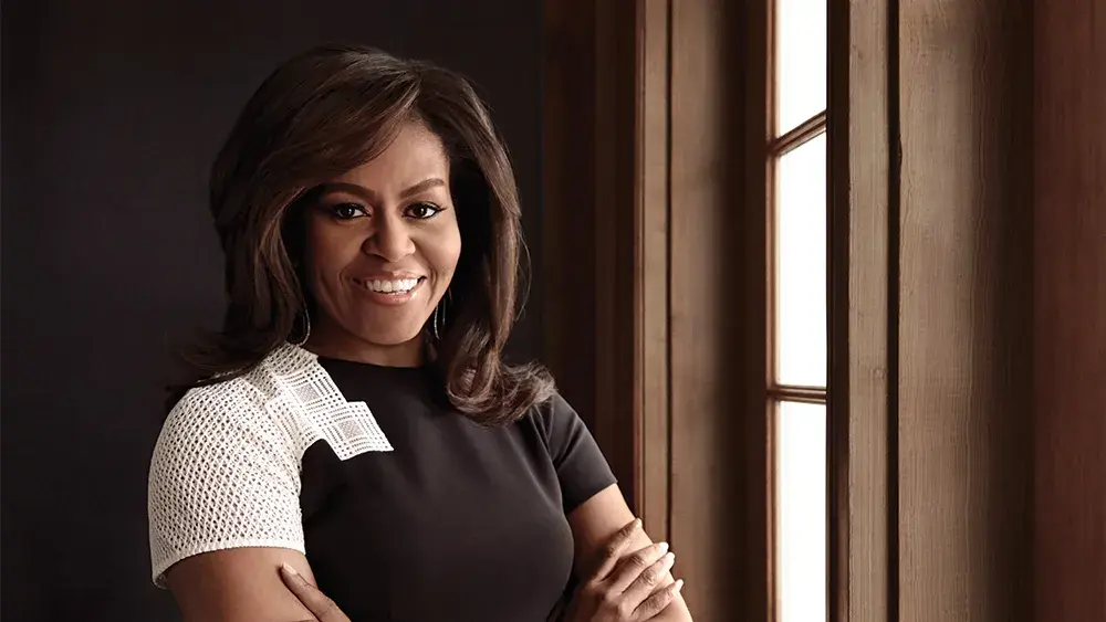 showing the image of " Michelle Obama ", one of the Most Famous People in the USA