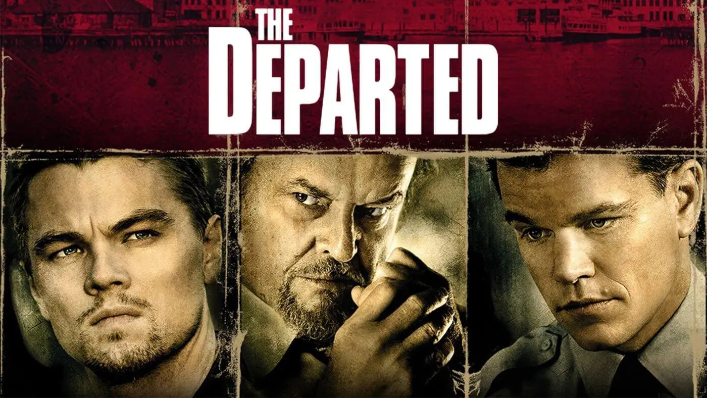 showing the image of "The Departed (2006)", one of the Top 10 Action Movies on Netflix.