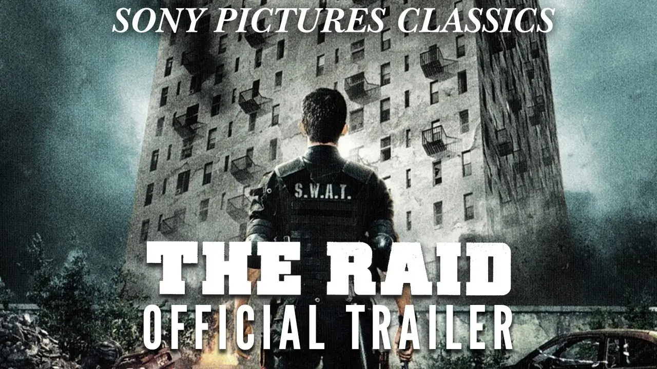 showing the image of "The Raid: Redemption (2011)", one of the Top 10 Action Movies on Netflix.