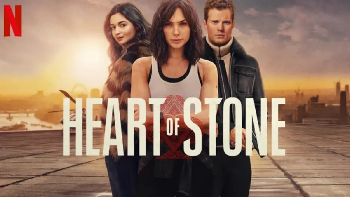 showing the image of "Heart of Stone (2023)", one of the Top 10 Action Movies on Netflix.