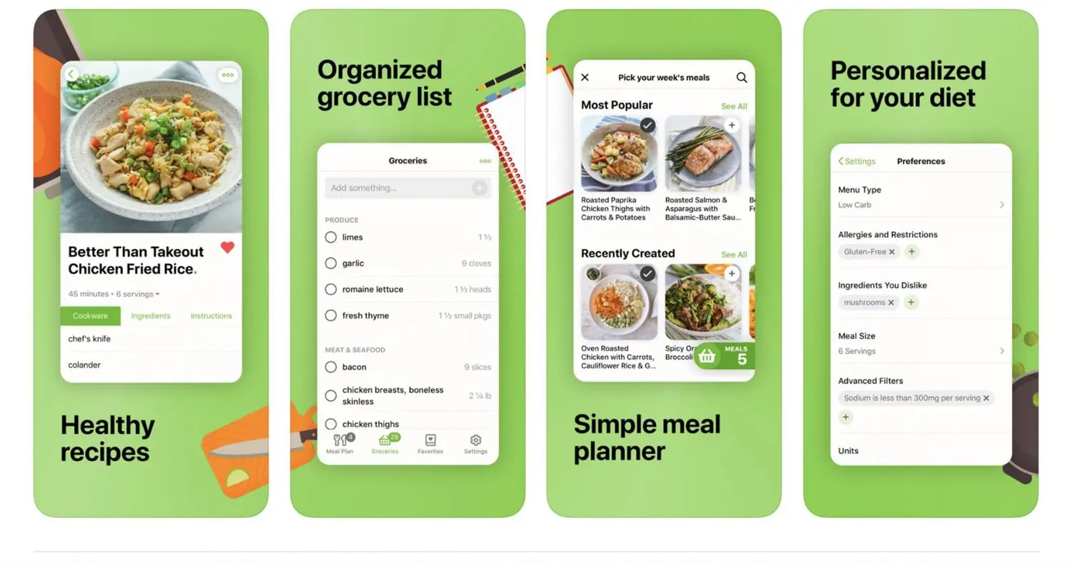 Top 10 Personalized Meal Planning Apps in 2024
