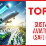 showing the image of Sustainable Aviation Fuel (SAF)