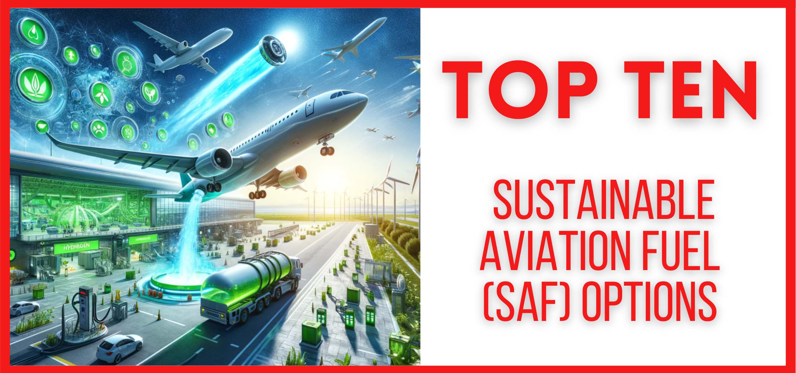 showing the image of Sustainable Aviation Fuel (SAF)