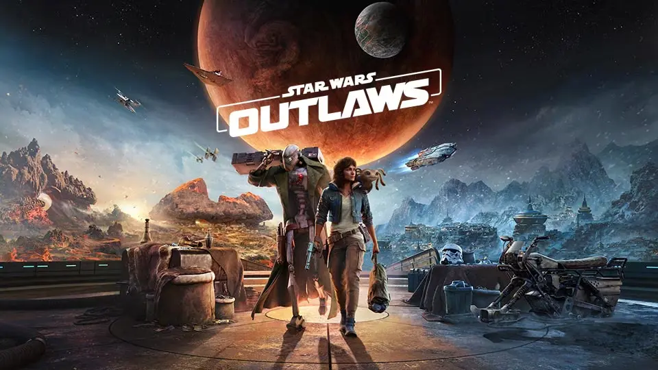 showing the image of "Star Wars Outlaws ", one of the best Adventure Video Games