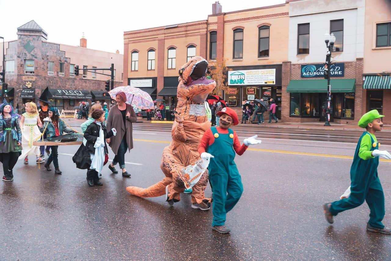 showing the image of "Anoka Halloween, Anoka, Minnesota ", one of the Top 10 Halloween Parades in the USA