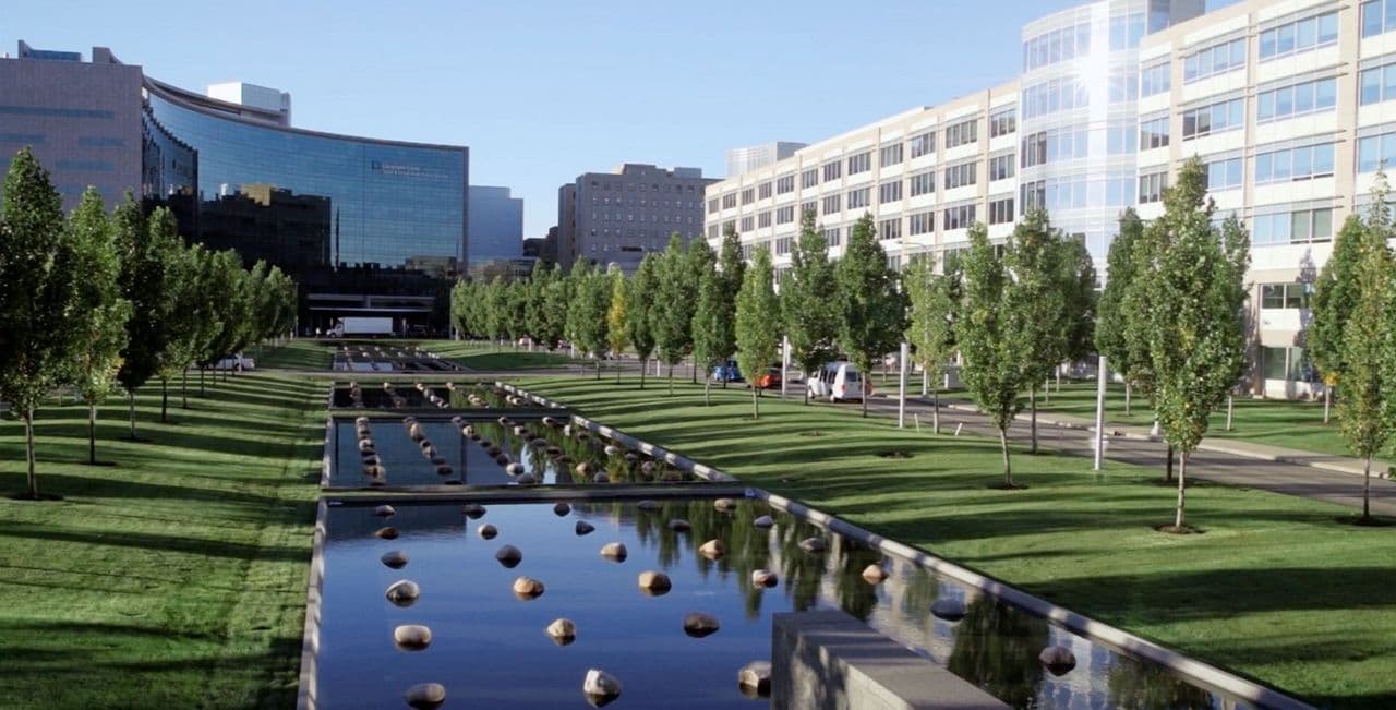 showing the image of " Cleveland Clinic, Cleveland, Ohio, USA ", one of the Most Advanced Hospitals in the World.