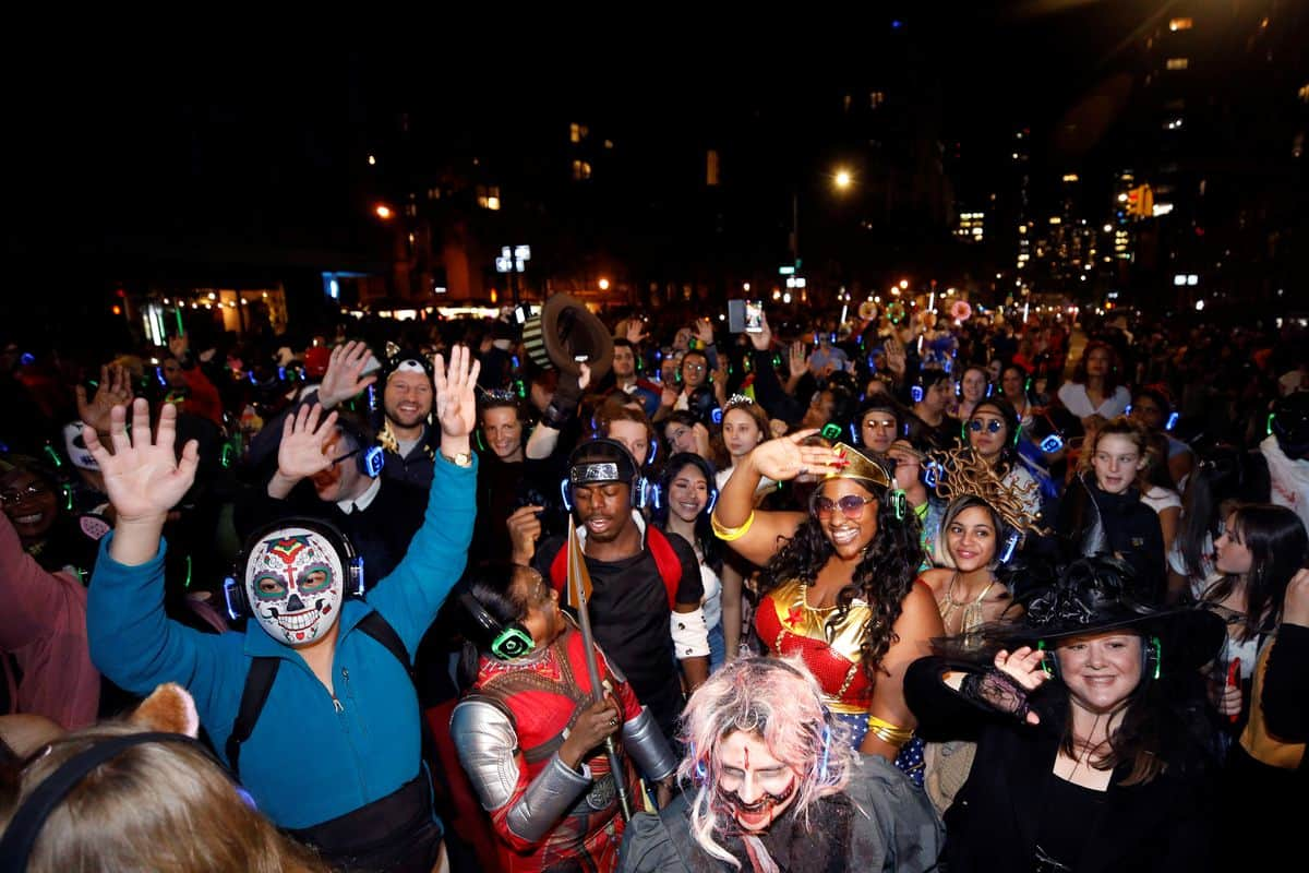 showing the image of "34th Street Halloween Parade, New York City", one of the Top 10 Halloween Parades in the USA