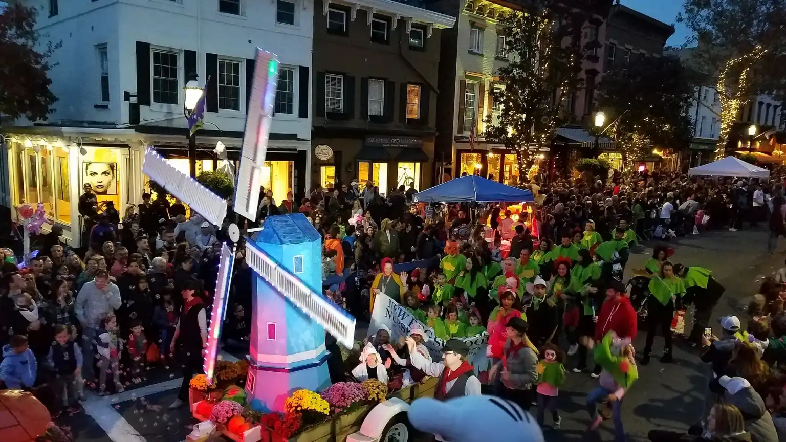 showing the image of "Sleepy Hollow Halloween Parade, Sleepy Hollow, New York", one of the Top 10 Halloween Parades in the USA