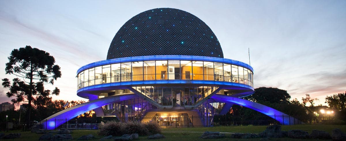 showing the image of " Galileo Galilei Planetarium, Buenos Aires, Argentina ", one of the Best Planetariums in the World